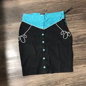 Pinup style pencil skirt